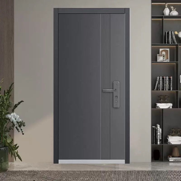 Hőszigetelt biztonsági bejárati ajtó IronDOOR01 96x205cm antracit színű 4 funkciós okos zárral
