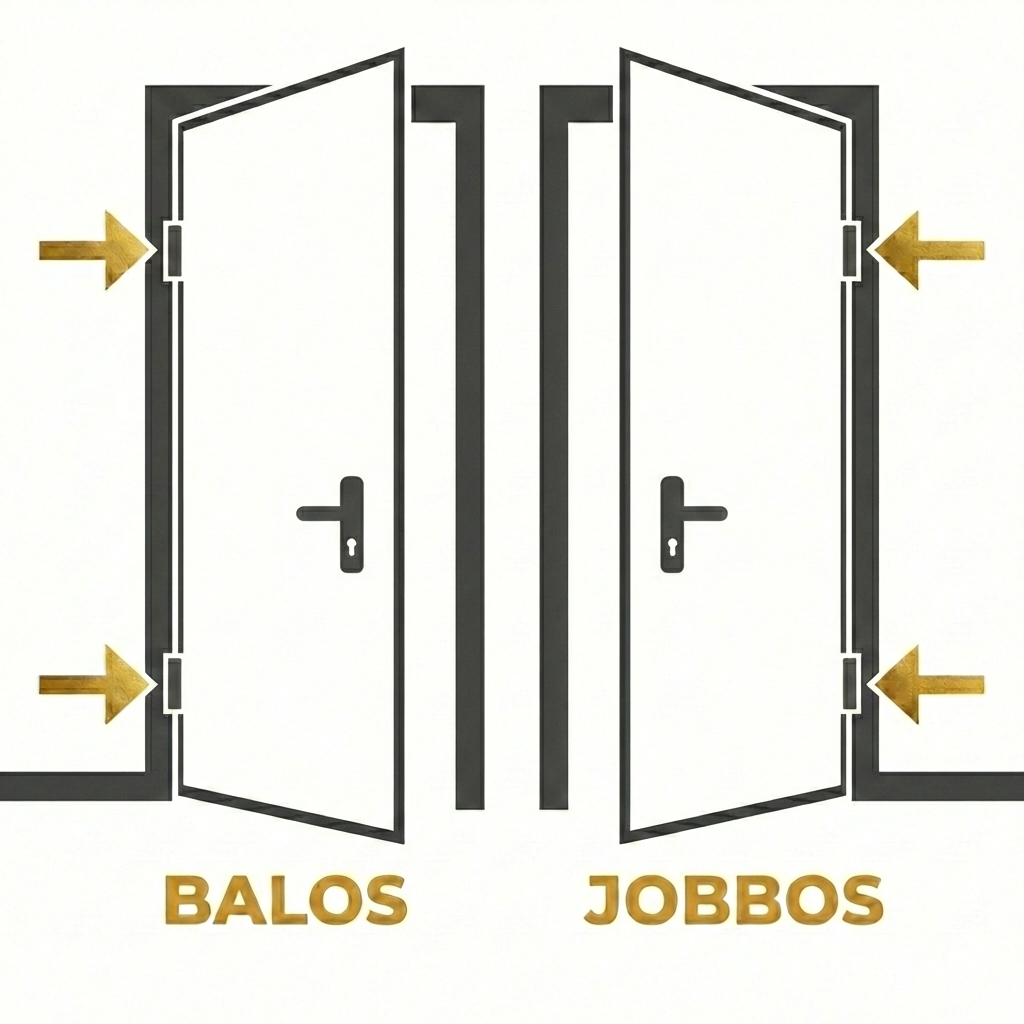 Műanyag mellékbejárati ajtó - 60mm-es profil, 20mm-es panel, 1 rétegű üveg