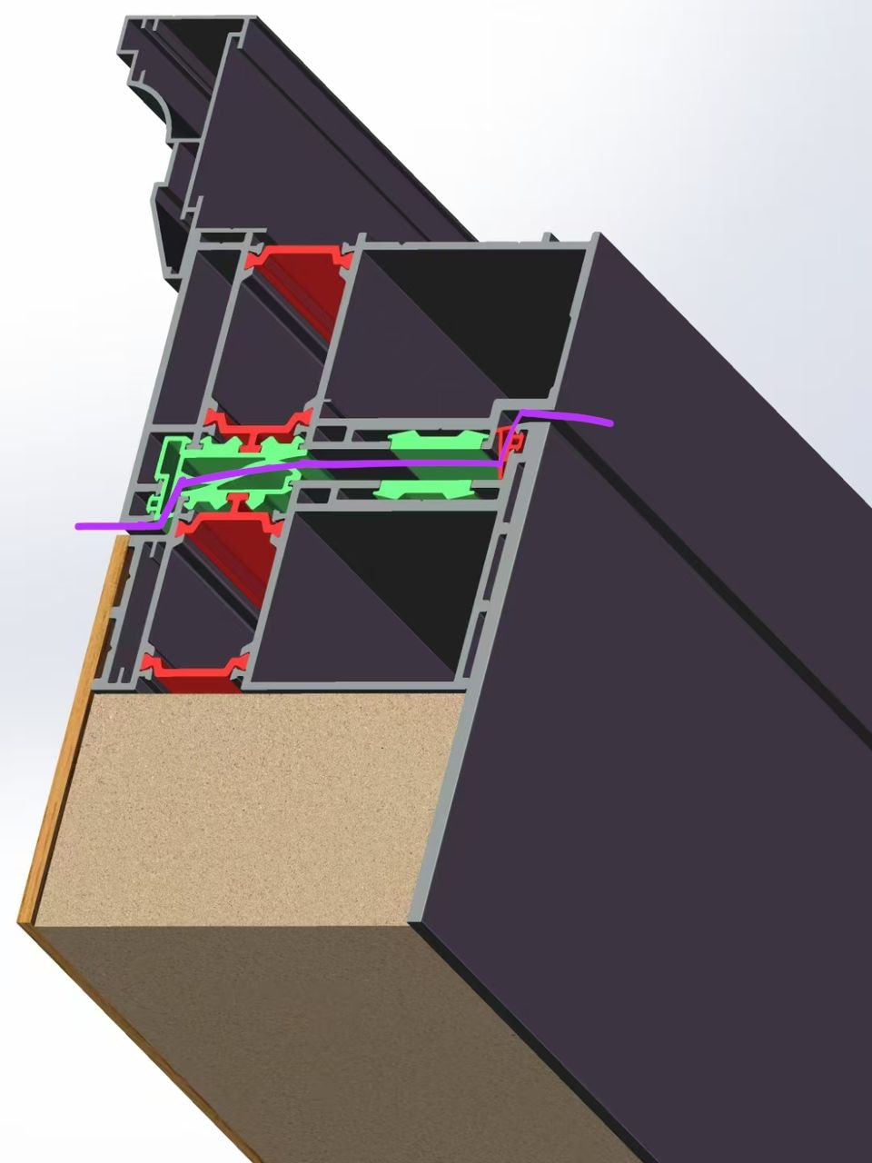 Hőszigetelt biztonsági bejárati ajtó IronDOOR02 98×208 cm - Prémium kivitel: 100mm-es profil, rejtett zsanérral