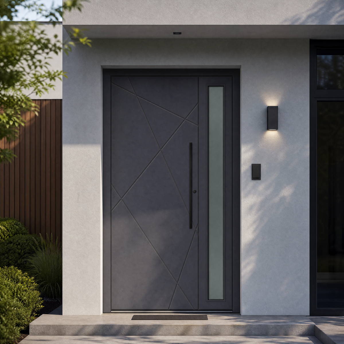 Hőszigetelt biztonsági bejárati ajtó IronDOOR02 kétszárnyú 138x208 cm -rejtett pánttal