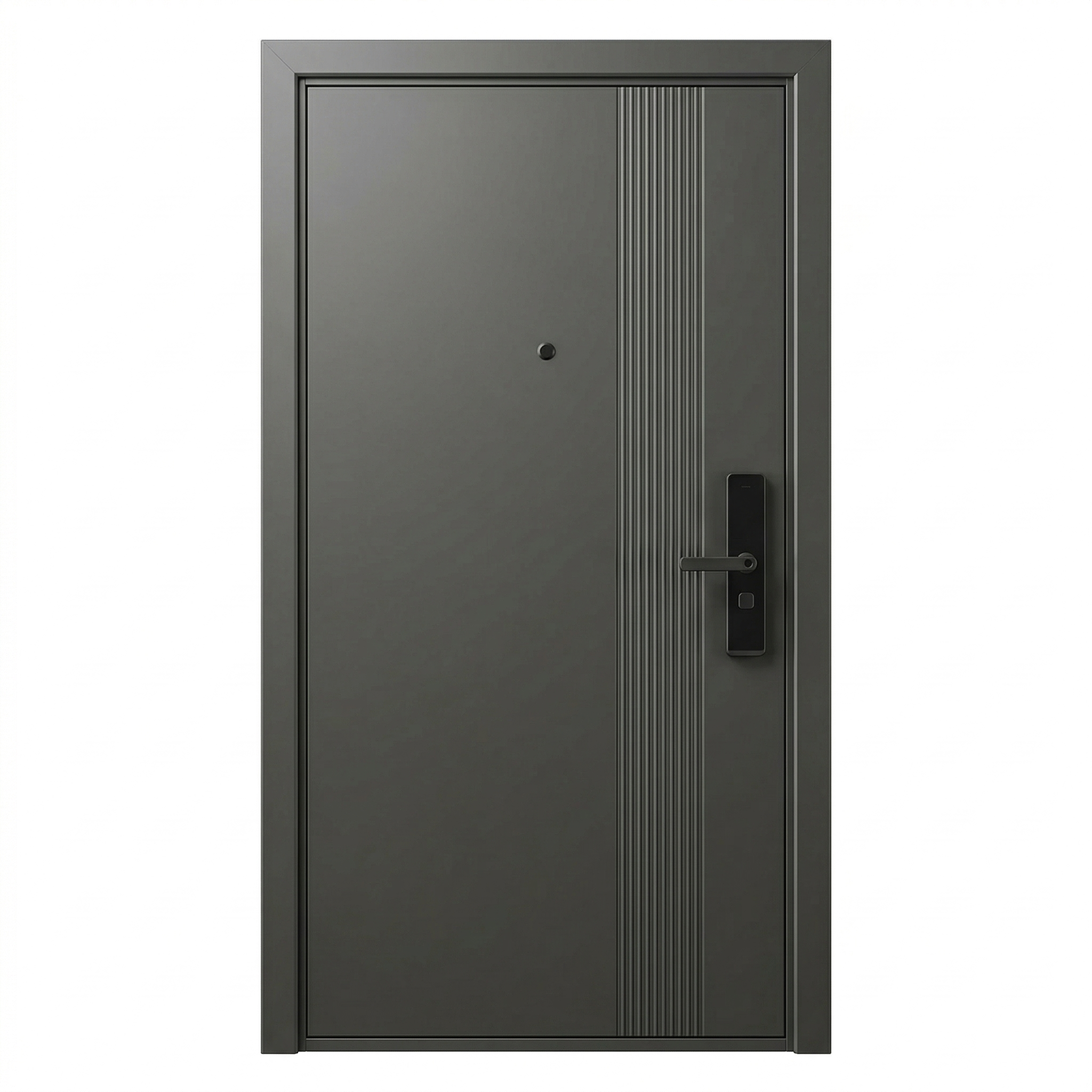 Hőszigetelt biztonsági bejárati ajtó IronDOOR01 96x205cm antracit színű 4 funkciós okos zárral