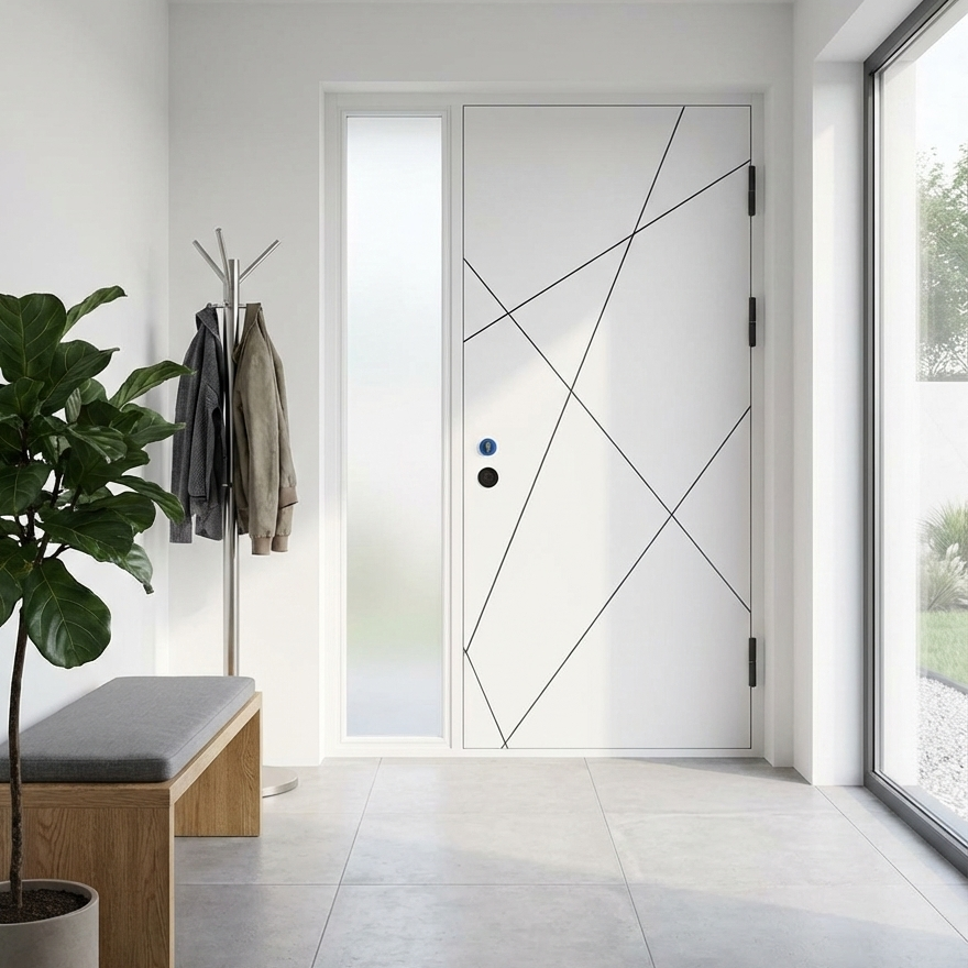 Hőszigetelt biztonsági bejárati ajtó IronDOOR28 138×208 cm