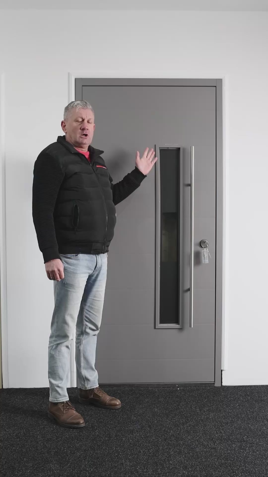 Hőszigetelt biztonsági bejárati ajtó IronDOOR20 98×208 cm